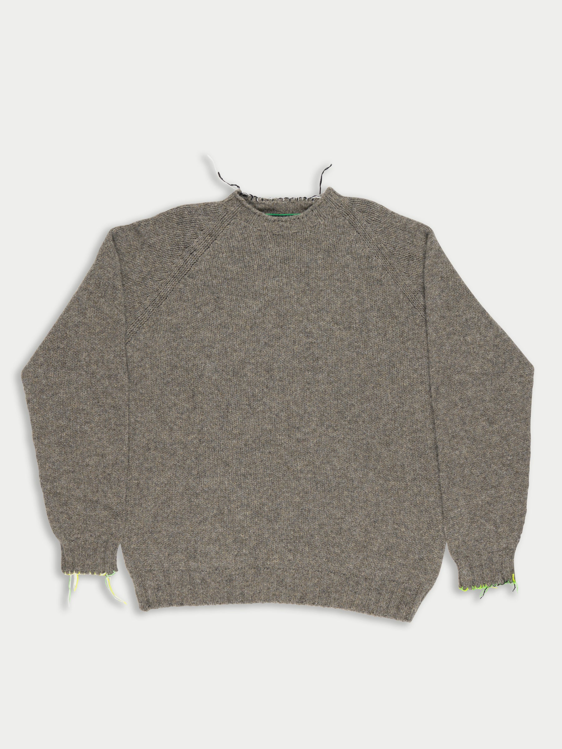 BARNEY Unisex Menswear Sweater - Oat Grey