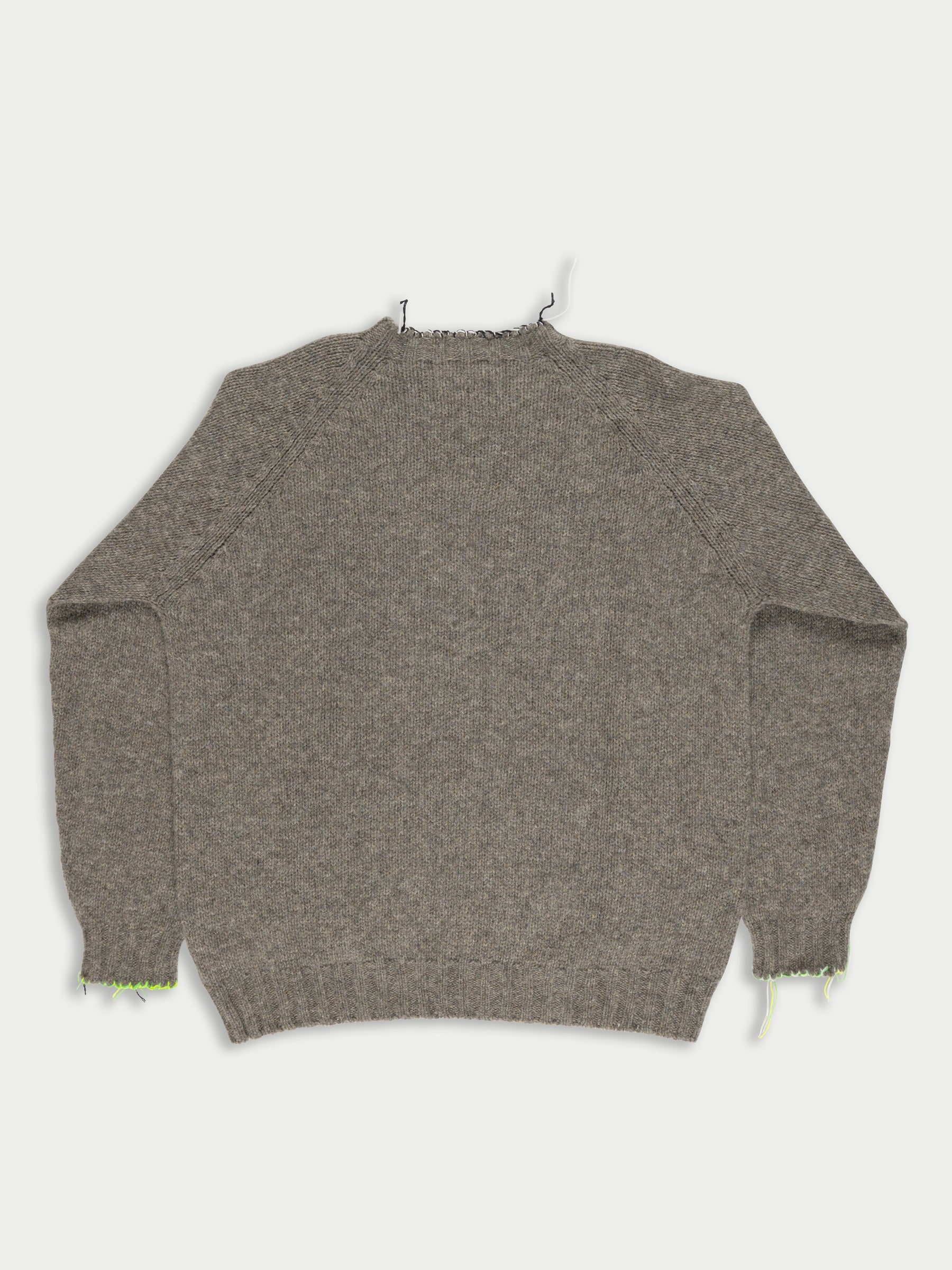 BARNEY Unisex Menswear Sweater - Oat Grey