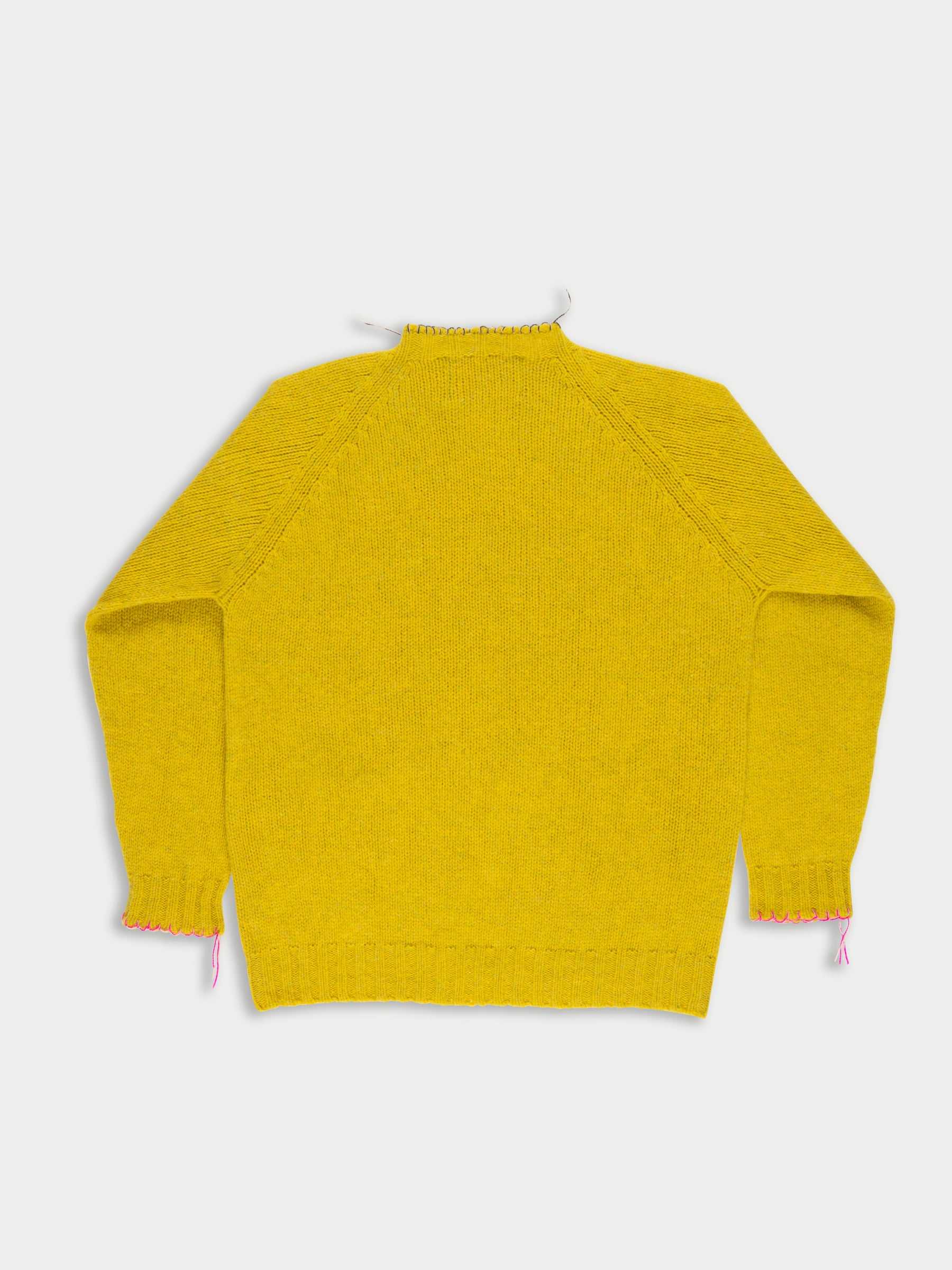 BARNEY Unisex Menswear Sweater - Yellow