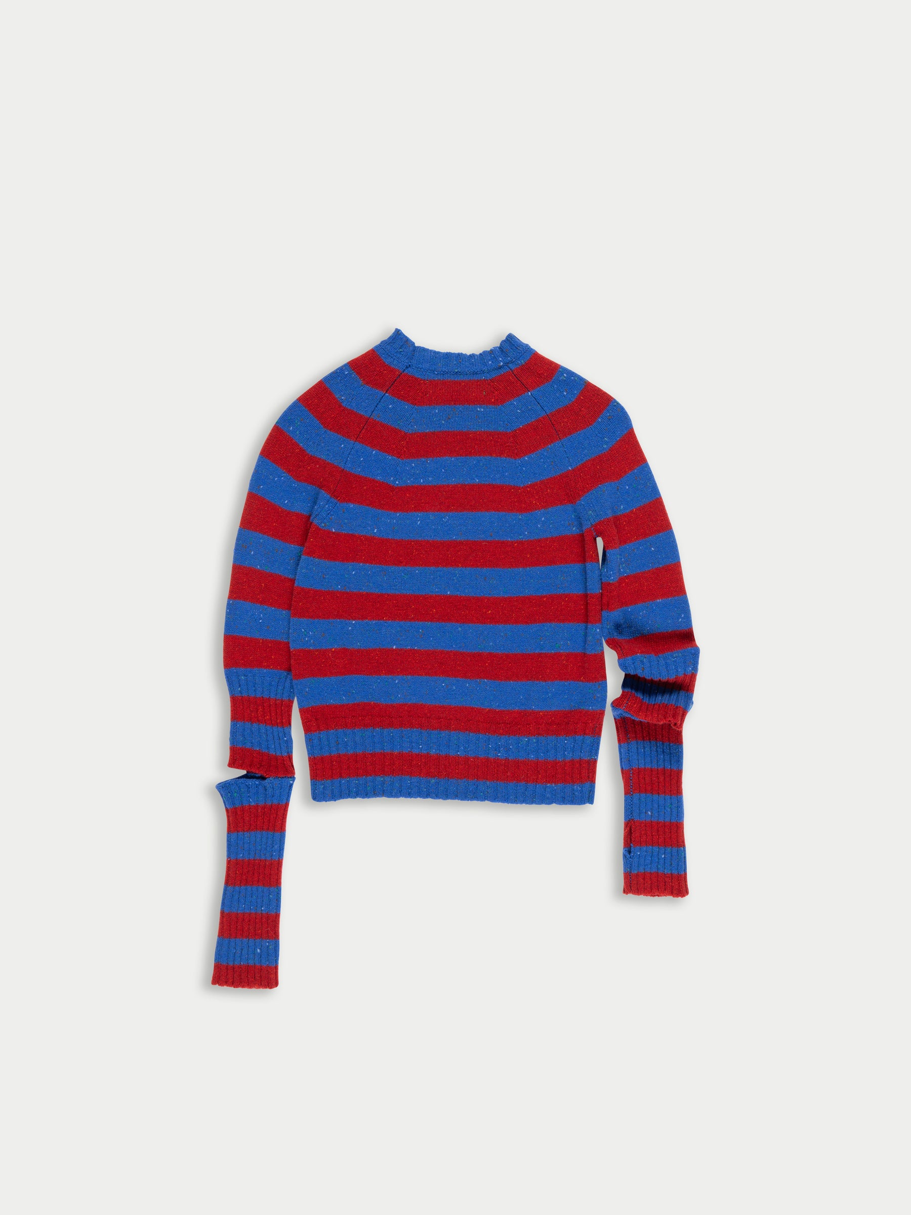 STEVIE Skinny Striped Sweater - Red/ Blue