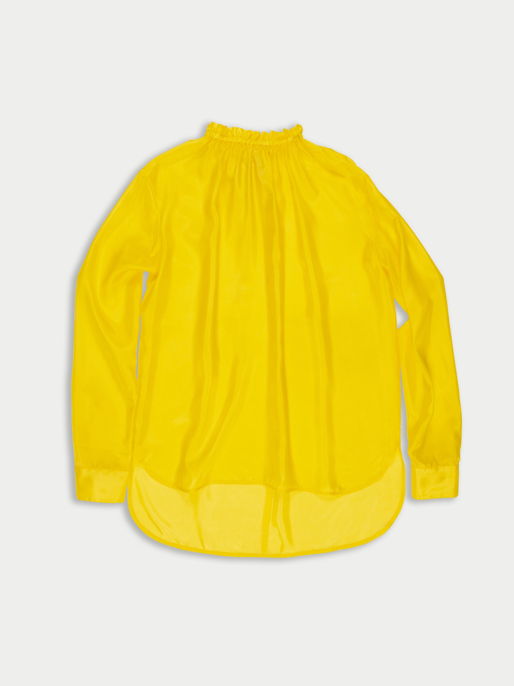 VIVIENNE Lightweight Silk Blouse - Yellow