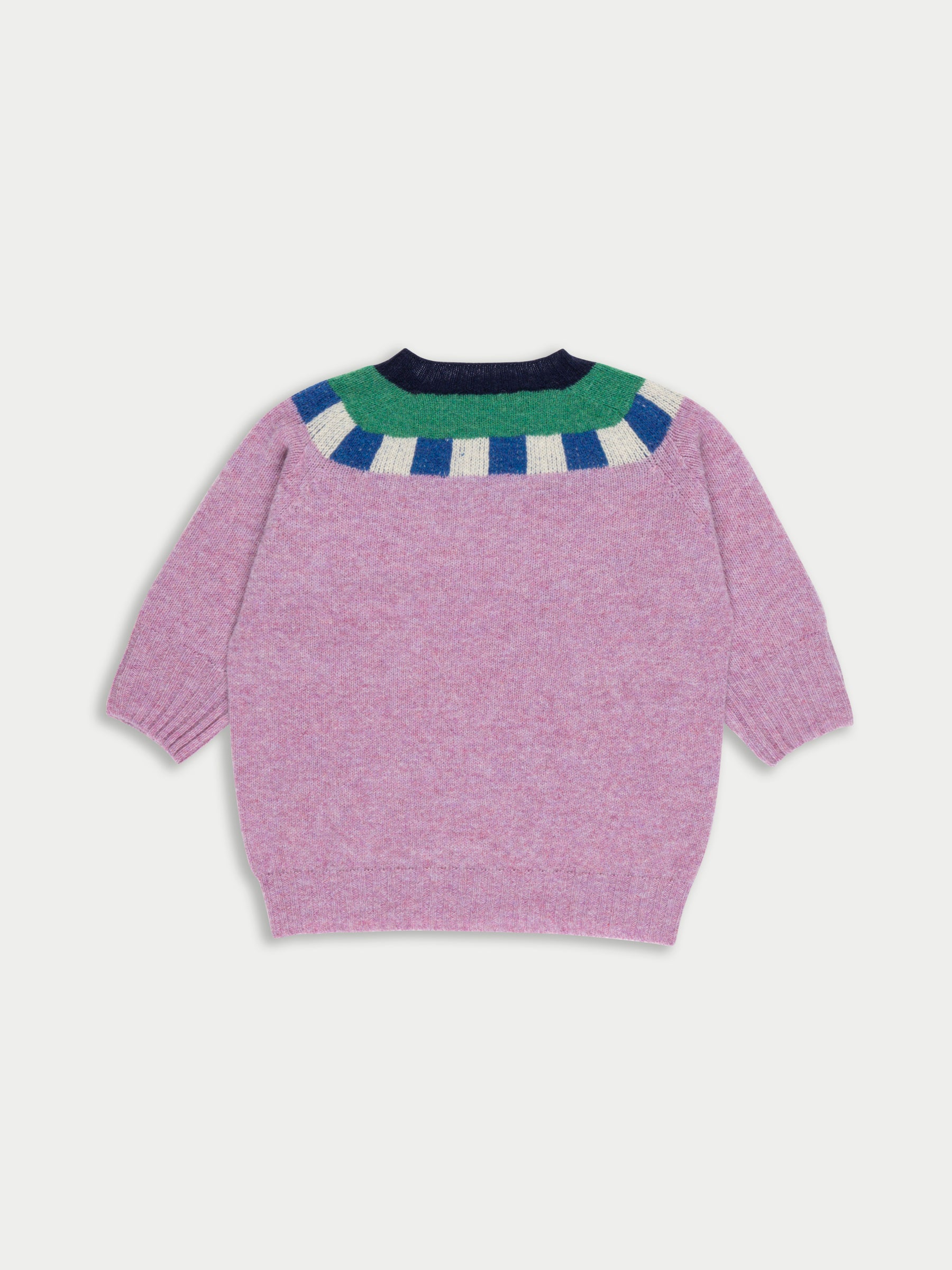 OTTI Fairisle Shetland Sweater - Lilac