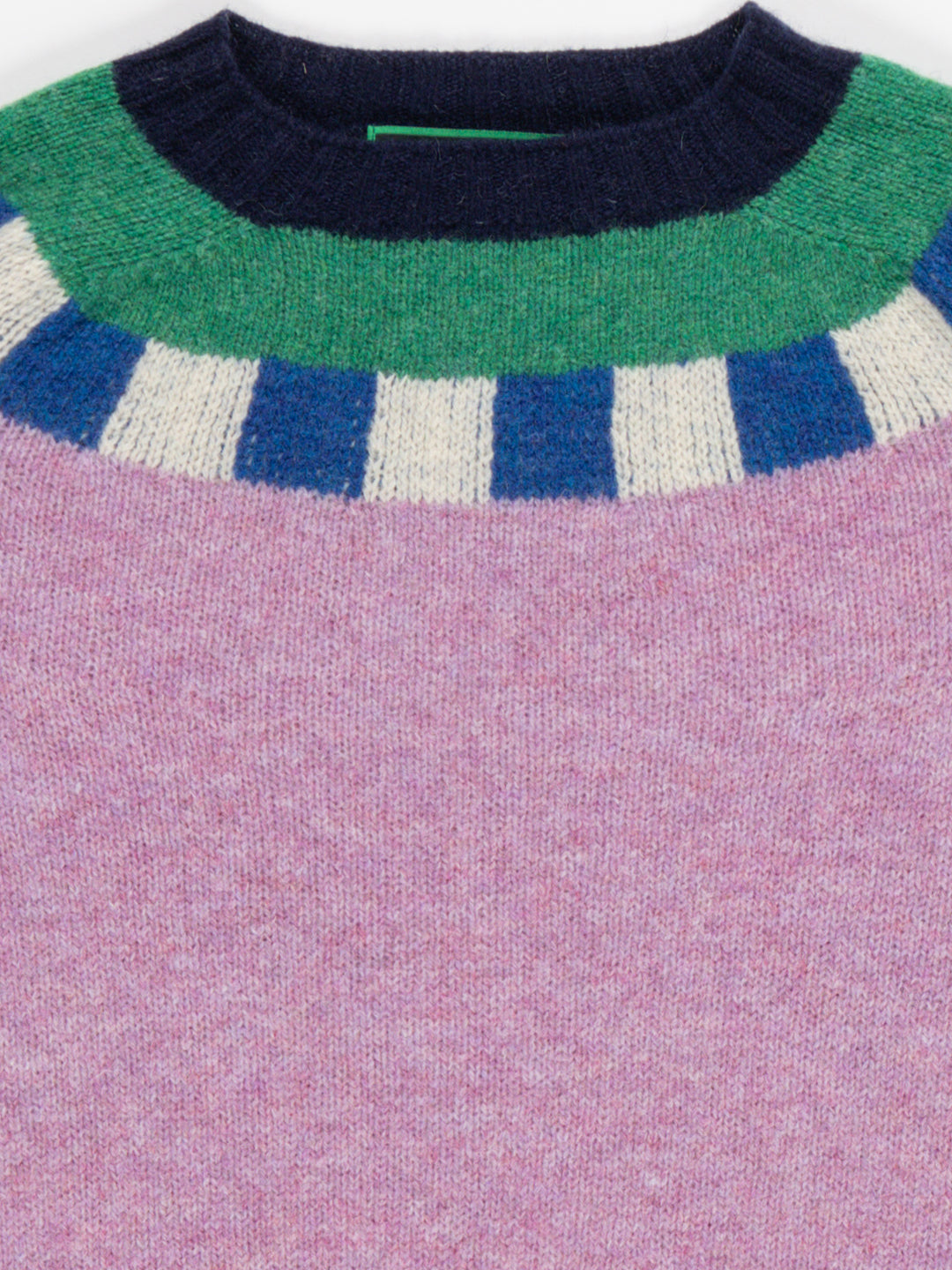 OTTI Fairisle Shetland Sweater - Lilac