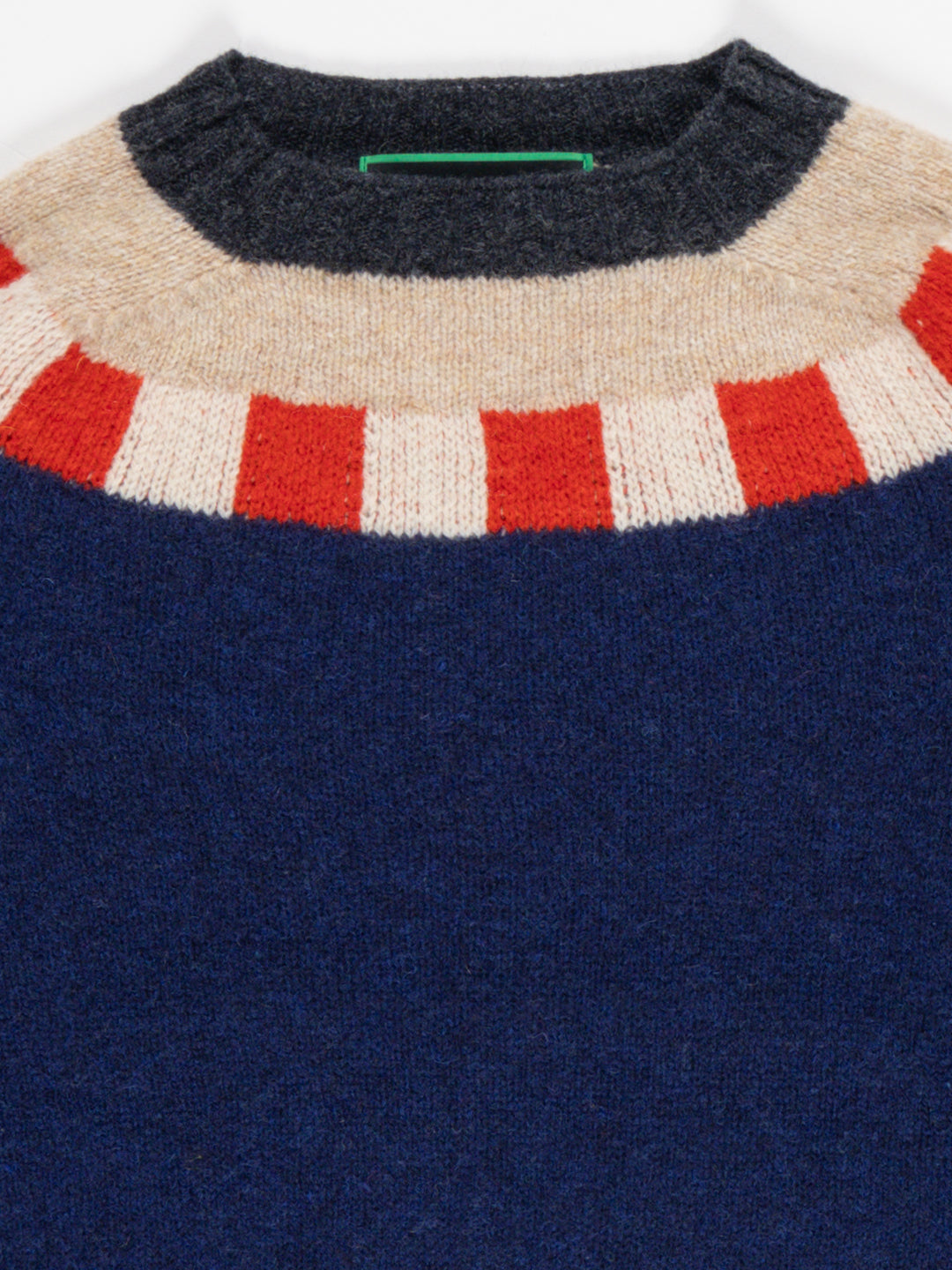 OTTI Fairisle Shetland Sweater - Navy