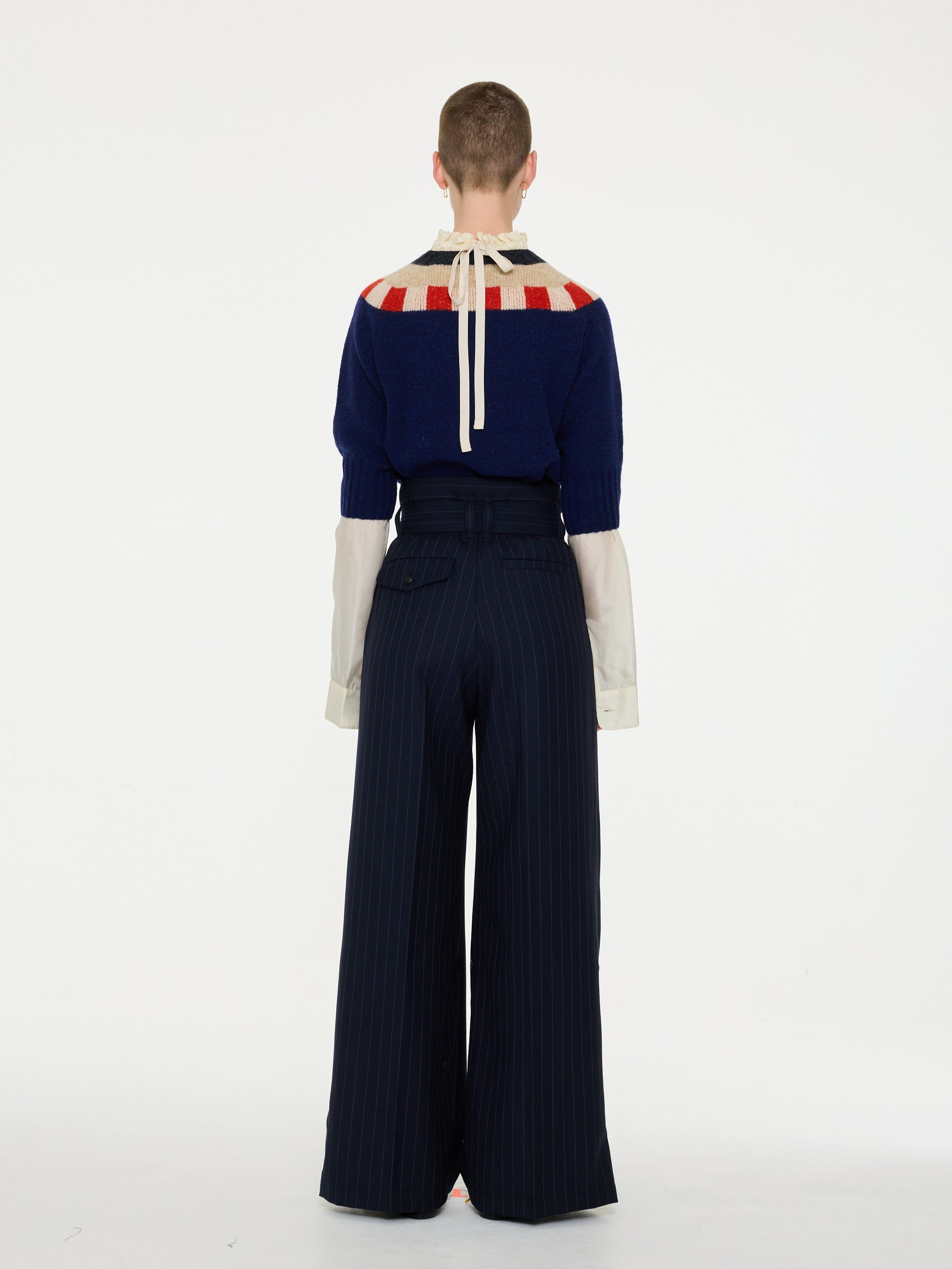 OTTI Fairisle Shetland Sweater - Navy