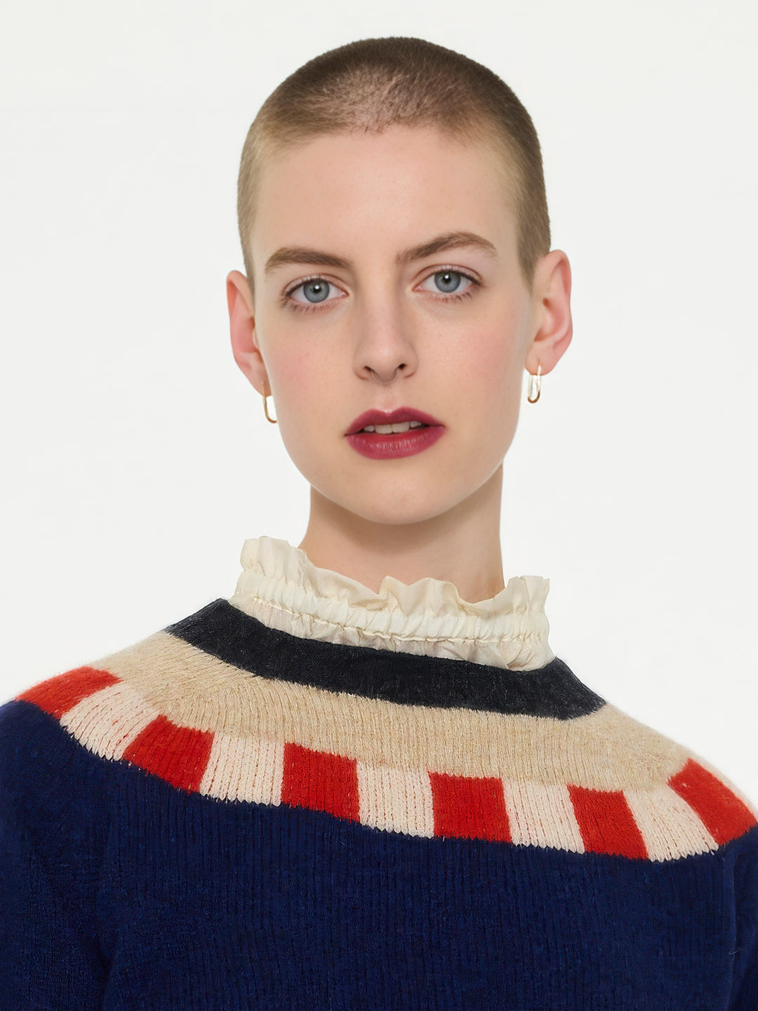 OTTI Fairisle Shetland Sweater - Navy