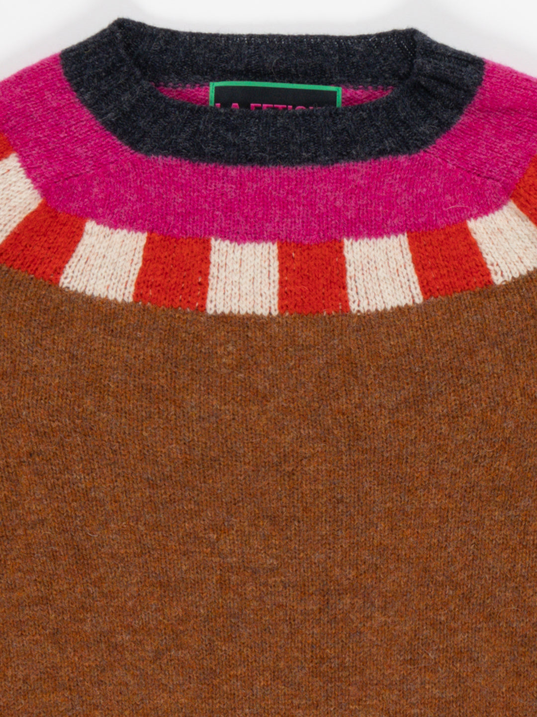 OTTI Fairisle Shetland Sweater - Rust