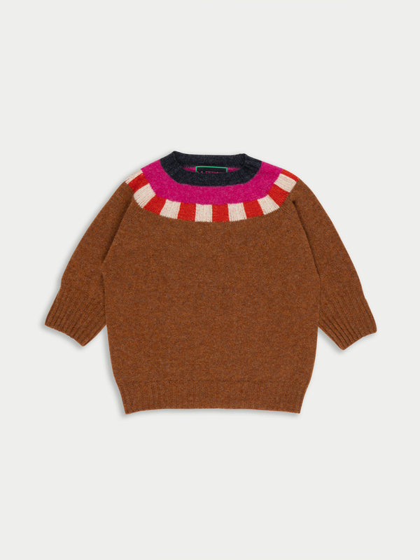 OTTI Fairisle Shetland Sweater - Rust