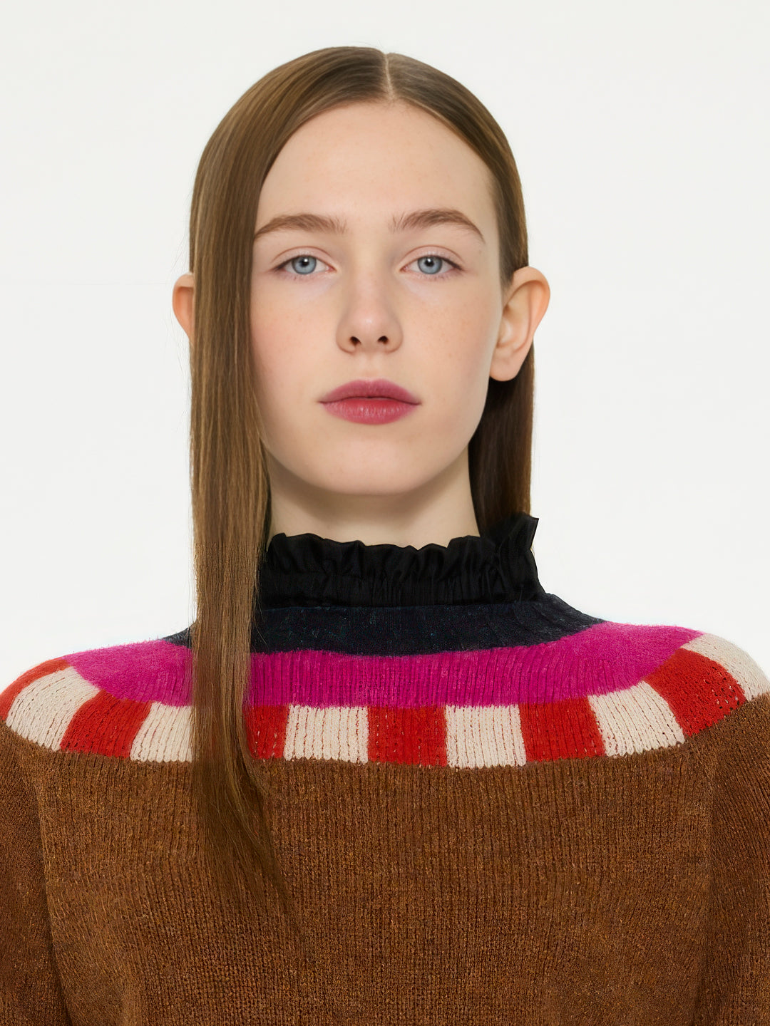 OTTI Fairisle Shetland Sweater - Rust