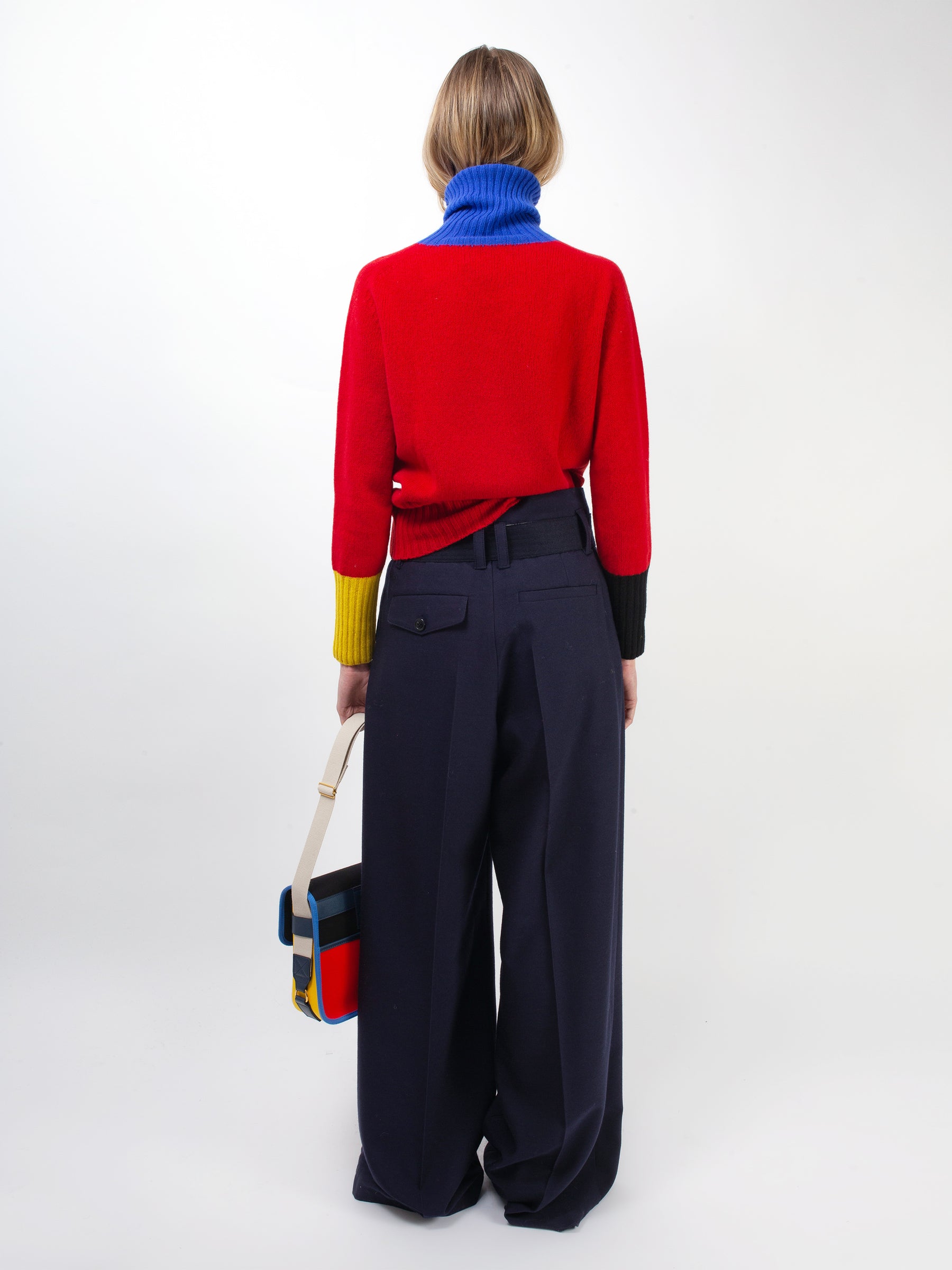 RUDI ORIGINAL Seam Free Polo Sweater - Red