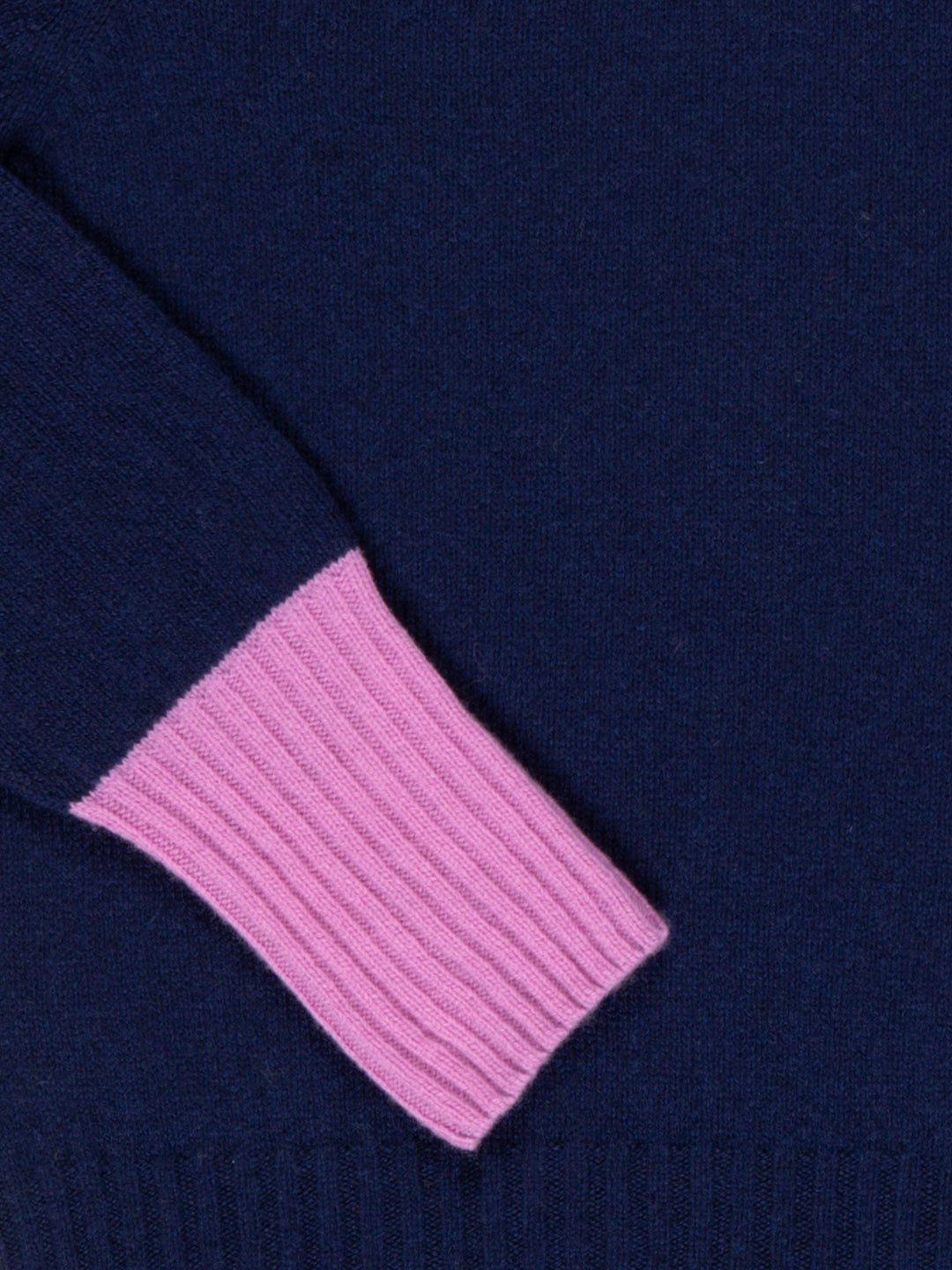 RUDI X Oversized Seam-Free Polo Sweater - Navy