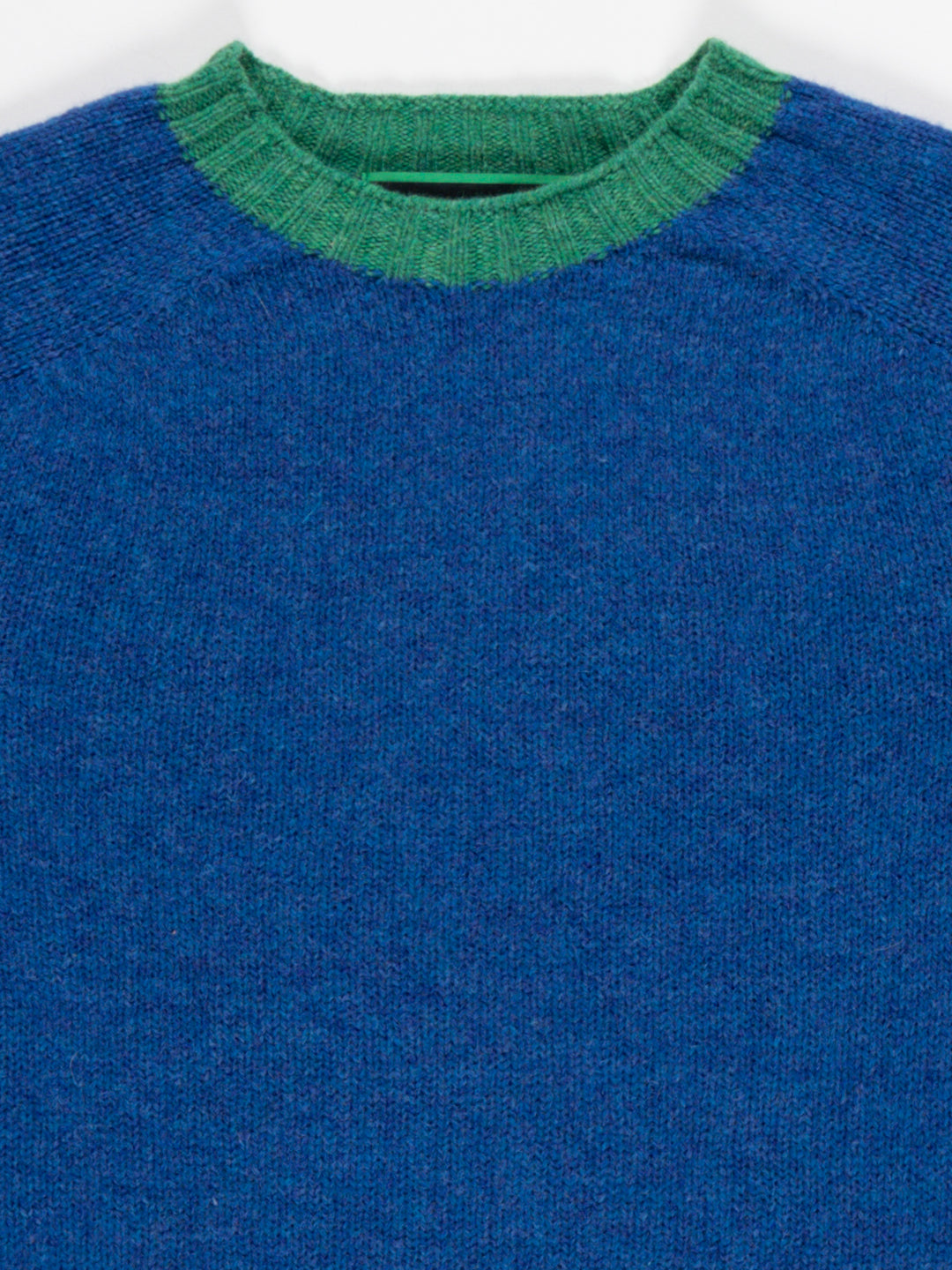 FIFI Crew Neck Shetland Sweater - Blue